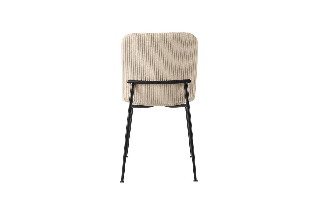 Chaise ALICYA Corduroy Beige – 42 x 57 cm | TIKAYLA