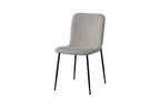 Chaise ALICYA Corduroy Gris clair – 42 x 57 cm | TIKAYLA