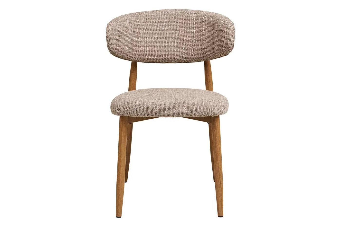 Chaise de salle à manger LEVANTO Chêne clair – 46 x 44 cm | TIKAYLA