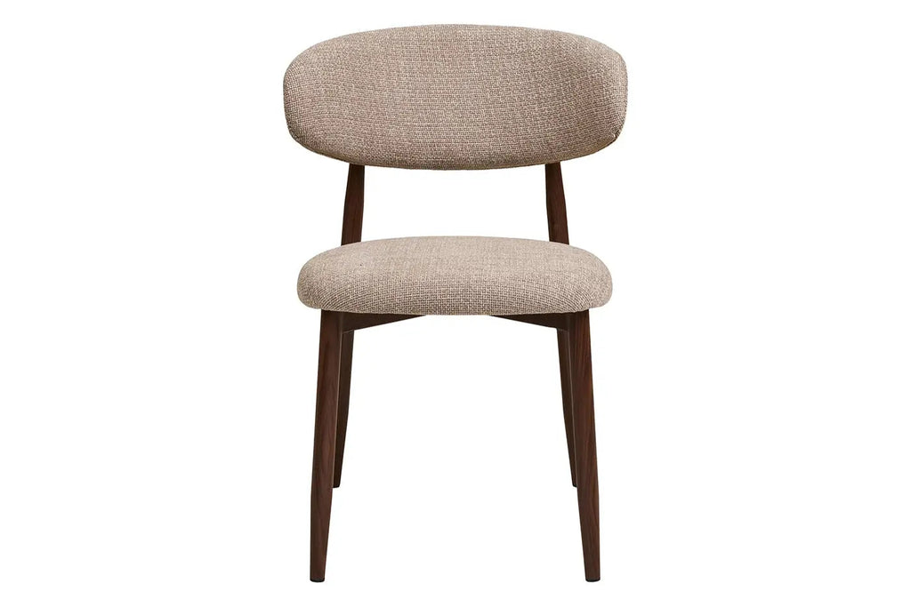 Chaise de salle à manger LEVANTO Chêne foncé – 46 x 44 cm | TIKAYLA