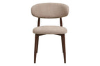 Chaise de salle à manger LEVANTO Chêne foncé – 46 x 44 cm | TIKAYLA