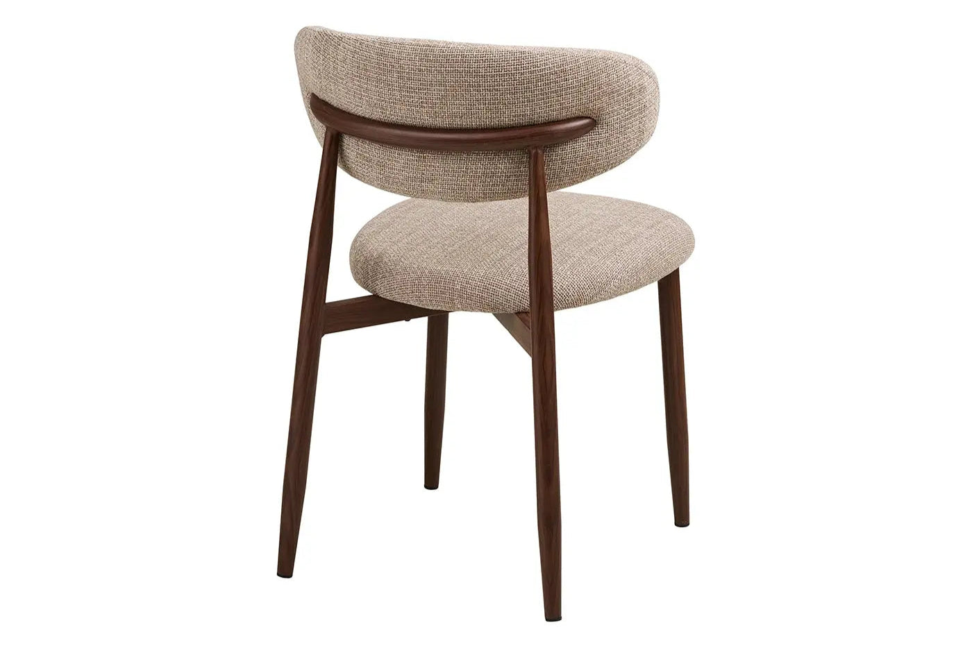 Chaise de salle à manger LEVANTO Chêne foncé – 46 x 44 cm | TIKAYLA