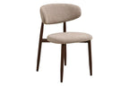 Chaise de salle à manger LEVANTO Chêne foncé – 46 x 44 cm | TIKAYLA
