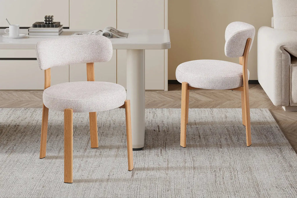 Chaise SAFYA Naturel Tissu Beige - vue principale