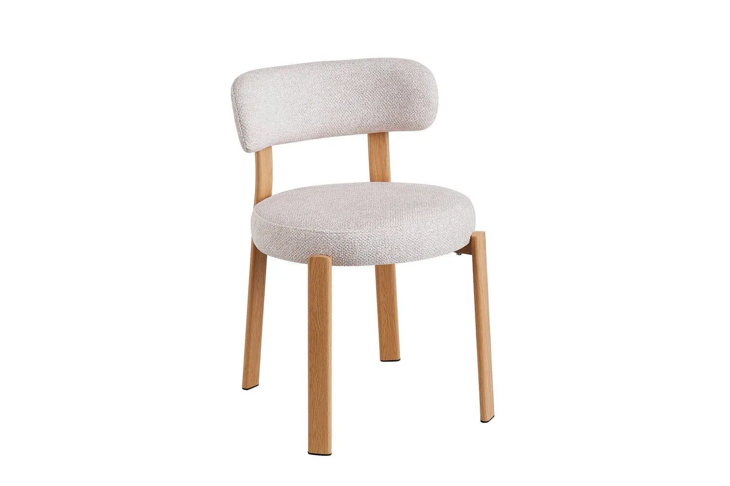 Chaise SAFYA Naturel Tissu Beige - détail dossier