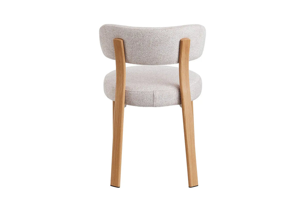 Chaise SAFYA Naturel Tissu Beige - vue d'ensemble en situation