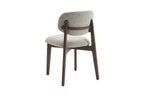Chaise de salle à manger KAYA Chêne foncé et Sable – 48 x 59 cm | TIKAYLA