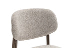 Chaise de salle à manger KAYA Chêne foncé et Sable – 48 x 59 cm | TIKAYLA