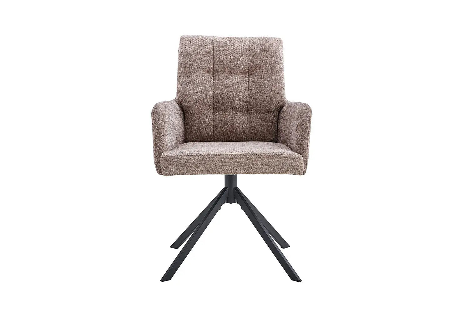 Chaise pivotante GRANA Sable avec accoudoirs – 85 x 50 cm | TIKAYLA
