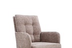 Chaise pivotante GRANA Sable avec accoudoirs – 85 x 50 cm | TIKAYLA