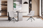 Chaise pivotante MAHY Beige avec accoudoirs – 90 x 60 cm | TIKAYLA