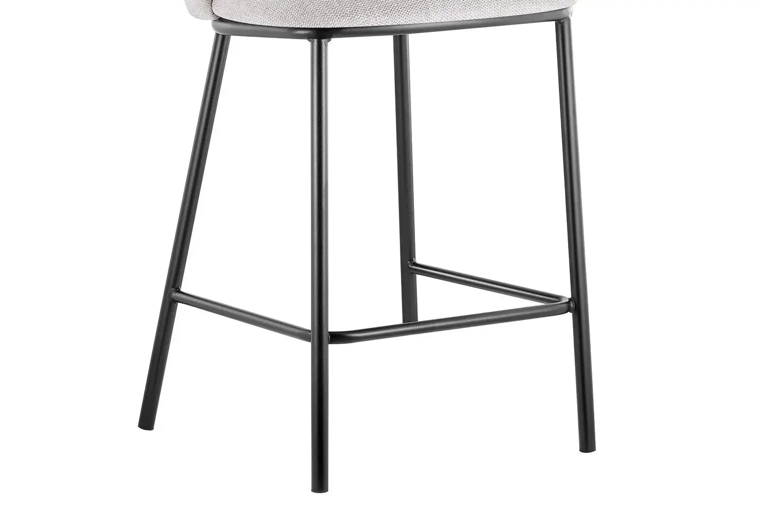 Chaise de bar ARTHURO Beige – 53 x 50,5 cm | TIKAYLA