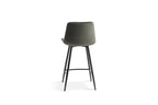 Chaise de bar JULIA Vert velours – 46 x 36 cm | TIKAYLA