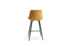 Chaise de bar JULIA Or velours – 46 x 36 cm | TIKAYLA