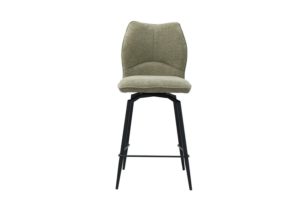 Chaise de bar LYARA Sable tissu – 48 x 56 cm | TIKAYLA