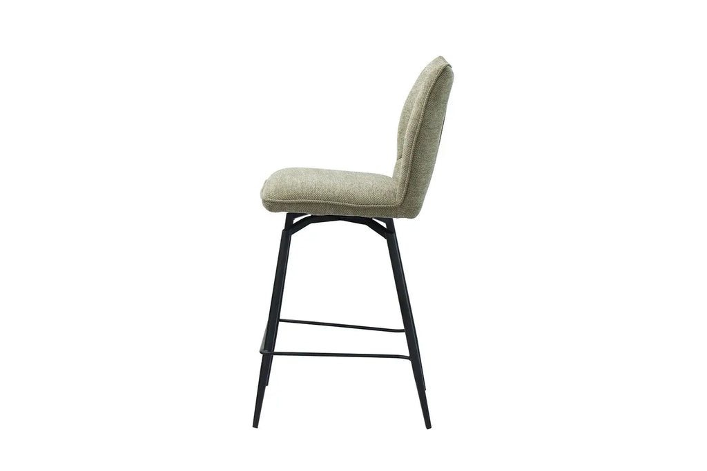 Chaise de bar LYARA Sable tissu – 48 x 56 cm | TIKAYLA