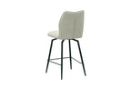 Chaise de bar LYARA Écru tissu – 48 x 56 cm | TIKAYLA