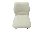 Chaise de bar LYARA Écru tissu – 48 x 56 cm | TIKAYLA
