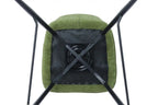 Chaise de bar LYARA Vert tissu – 48 x 56 cm | TIKAYLA
