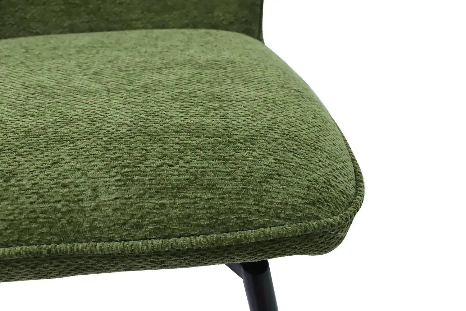 Chaise de bar LYARA Vert tissu – 48 x 56 cm | TIKAYLA