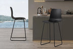 Chaise de bar MARYA Noir polypropylène – 51 x 44 cm | TIKAYLA