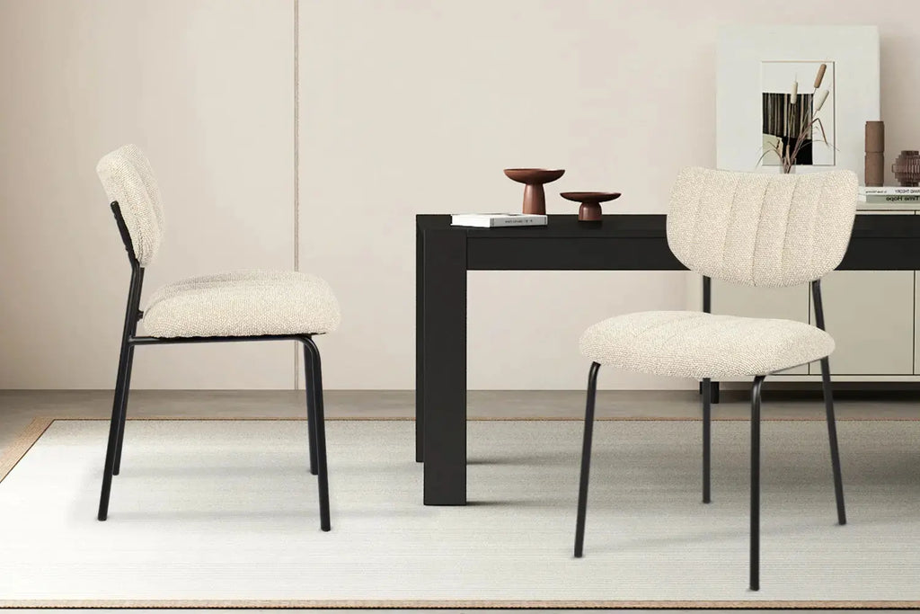 Chaise de salle à manger ANITA Beige – 72 x 53 cm | TIKAYLA