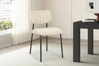 Chaise de salle à manger ANITA Beige – 72 x 53 cm | TIKAYLA