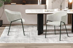 Chaise de salle à manger HINAYA Gris clair – 54 x 62 cm | TIKAYLA