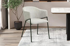 Chaise de salle à manger HINAYA Gris clair – 54 x 62 cm | TIKAYLA