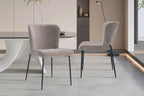 Chaise de salle à manger LISE Sable – 58 x 52 cm | TIKAYLA