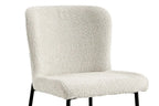 Chaise de salle à manger LISE Bouclé Écru – 58 x 52 cm | TIKAYLA