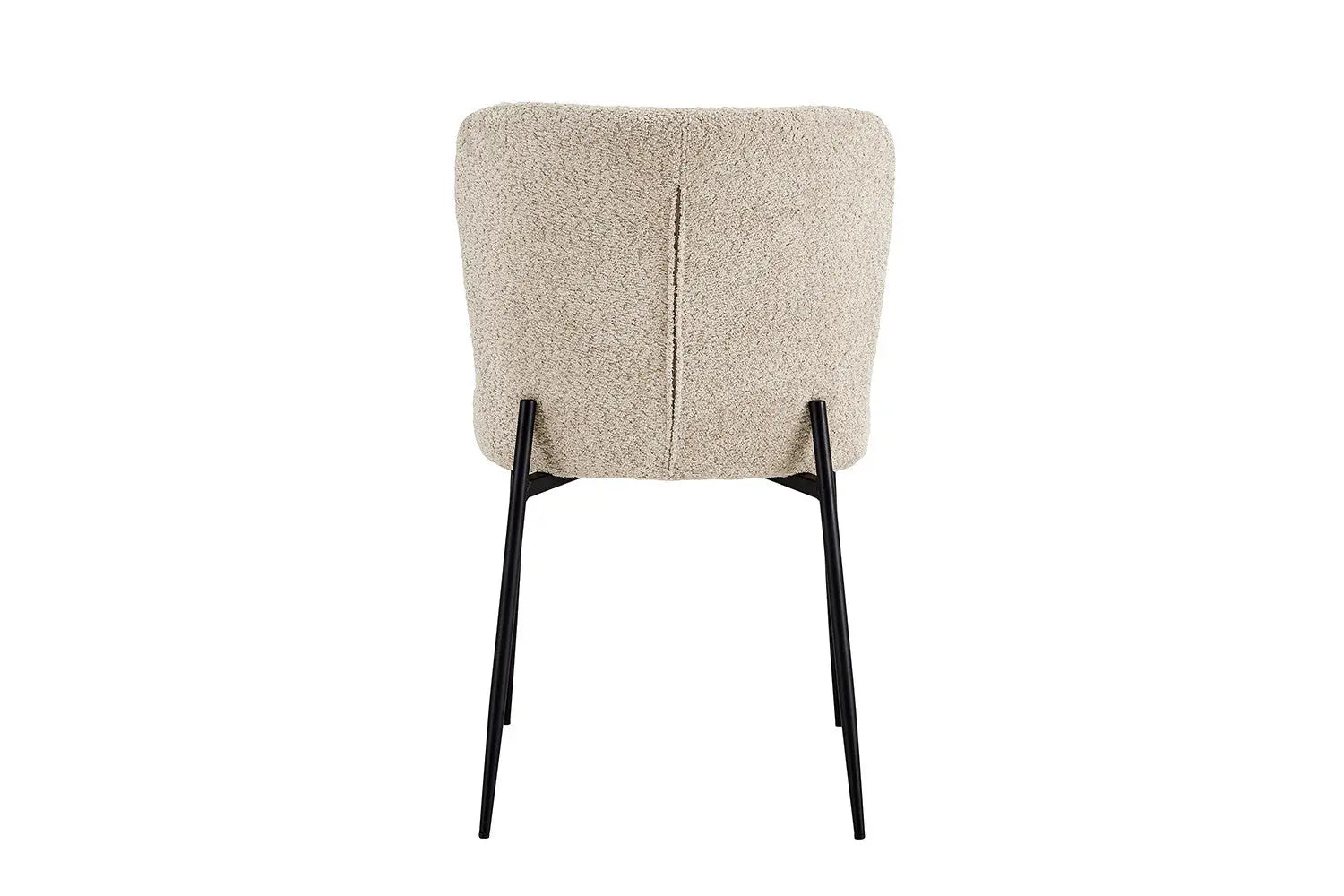 Chaise de salle à manger LISE Bouclé Beige – 58 x 52 cm | TIKAYLA