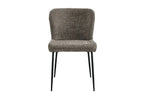 Chaise de salle à manger LISE Bouclé Sable – 58 x 52 cm | TIKAYLA