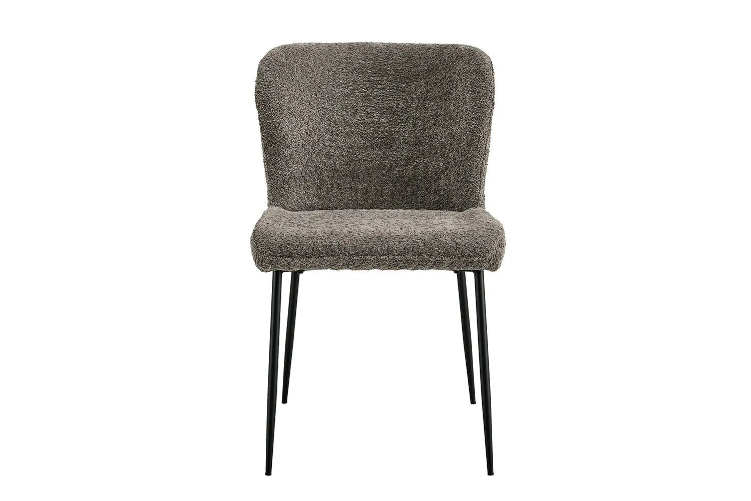 Chaise de salle à manger LISE Bouclé Sable – 58 x 52 cm | TIKAYLA