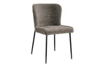 Chaise de salle à manger LISE Bouclé Sable – 58 x 52 cm | TIKAYLA