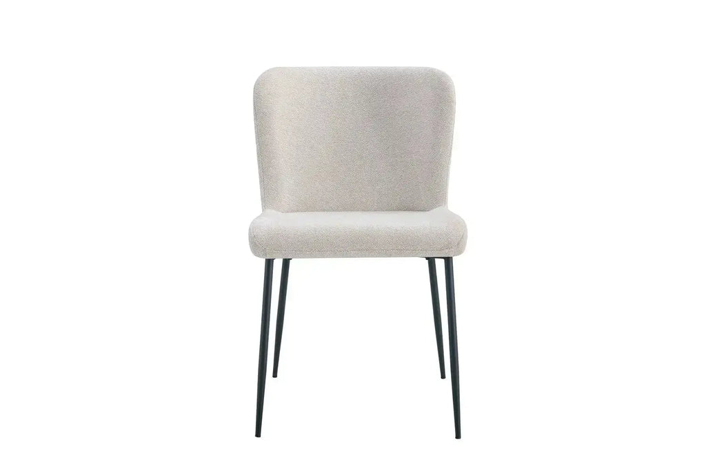 Chaise de salle à manger LISE Beige – 58 x 52 cm | TIKAYLA
