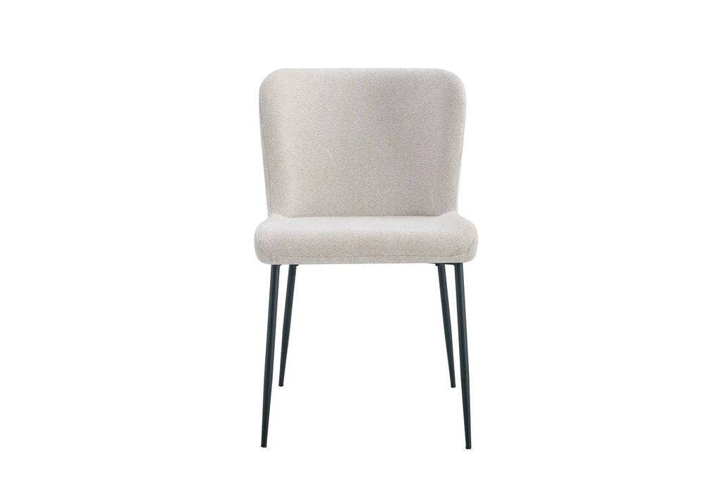 Chaise de salle à manger LISE Beige – 58 x 52 cm | TIKAYLA