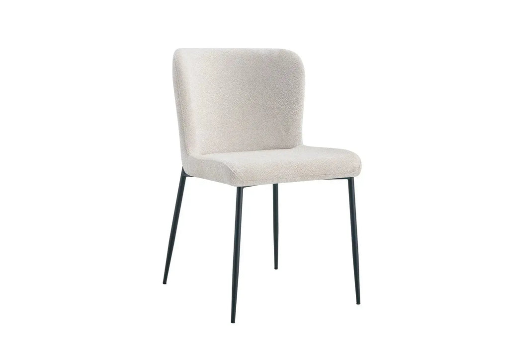 Chaise de salle à manger LISE Beige – 58 x 52 cm | TIKAYLA