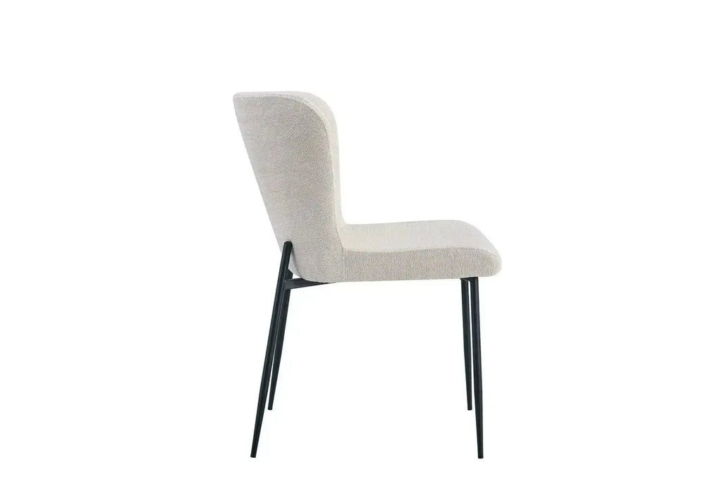 Chaise de salle à manger LISE Beige – 58 x 52 cm | TIKAYLA