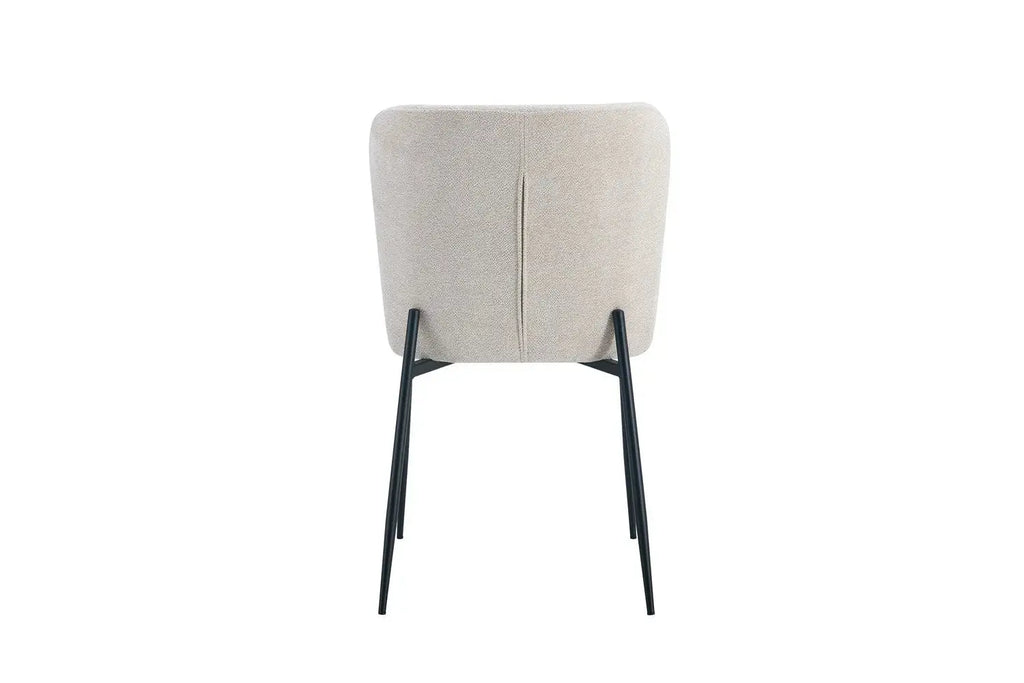 Chaise de salle à manger LISE Beige – 58 x 52 cm | TIKAYLA