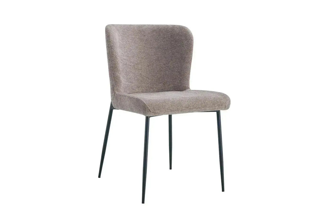Chaise de salle à manger LISE Sable – 58 x 52 cm | TIKAYLA