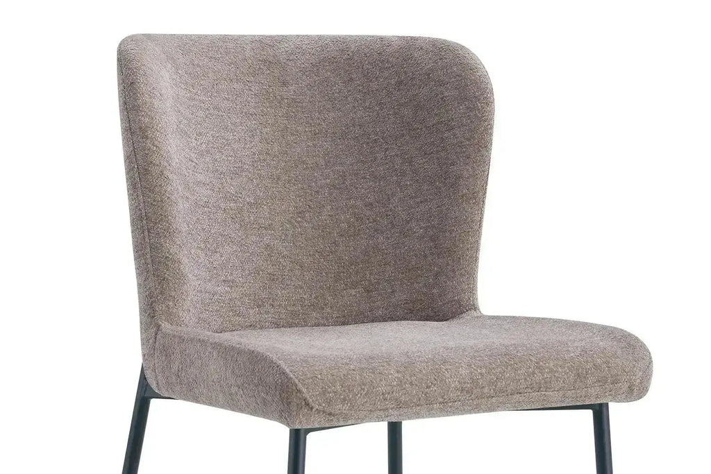 Chaise de salle à manger LISE Sable – 58 x 52 cm | TIKAYLA