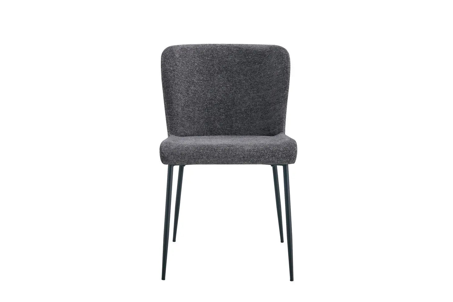 Chaise de salle à manger LISE Gris foncé – 58 x 52 cm | TIKAYLA