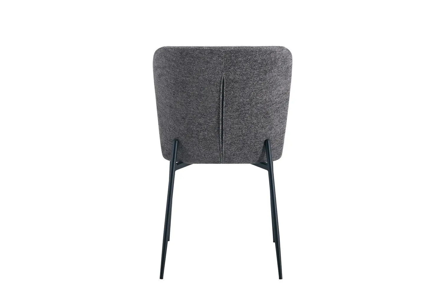 Chaise de salle à manger LISE Gris foncé – 58 x 52 cm | TIKAYLA