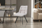 Chaise de salle à manger LUIZI Beige – 52 x 61,5 cm | TIKAYLA