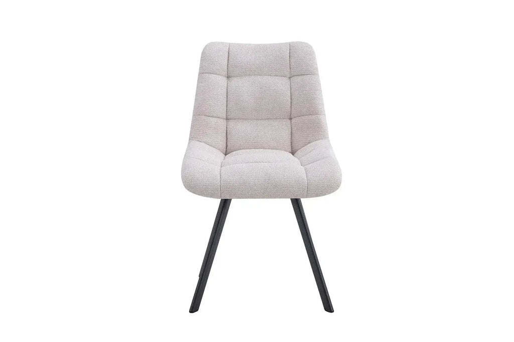 Chaise de salle à manger LUIZI Beige – 52 x 61,5 cm | TIKAYLA