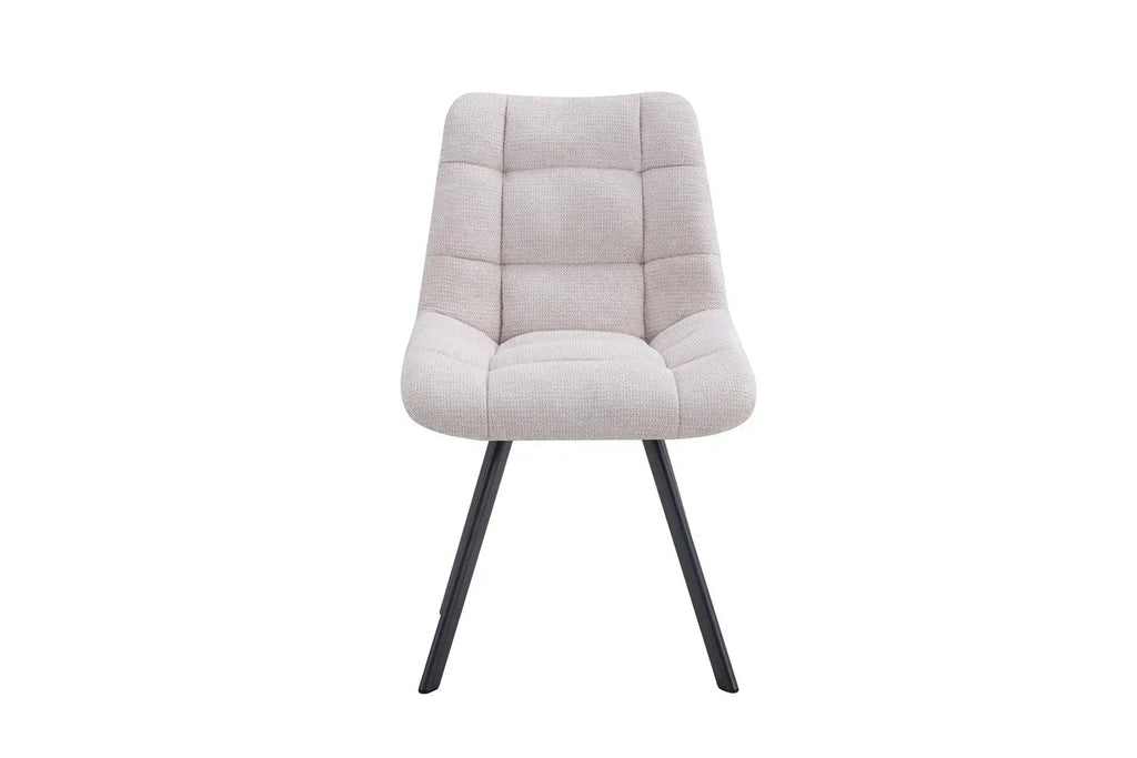 Chaise de salle à manger LUIZI Beige – 52 x 61,5 cm | TIKAYLA