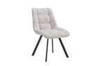 Chaise de salle à manger LUIZI Beige – 52 x 61,5 cm | TIKAYLA