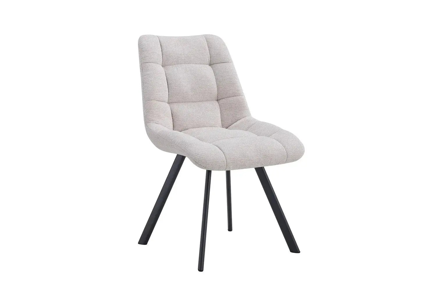 Chaise de salle à manger LUIZI Beige – 52 x 61,5 cm | TIKAYLA