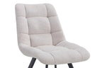Chaise de salle à manger LUIZI Beige – 52 x 61,5 cm | TIKAYLA
